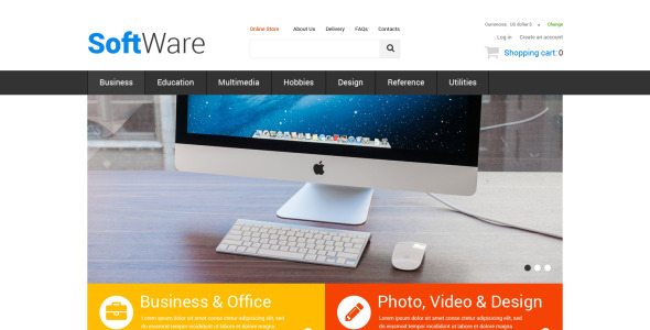 highend office software virtuemart шаблон