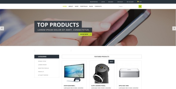 тема woocommerce для домашней электроники