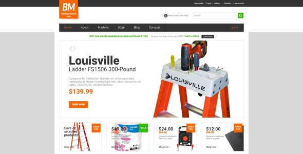 home repairs отзывчивая тема woocommerce