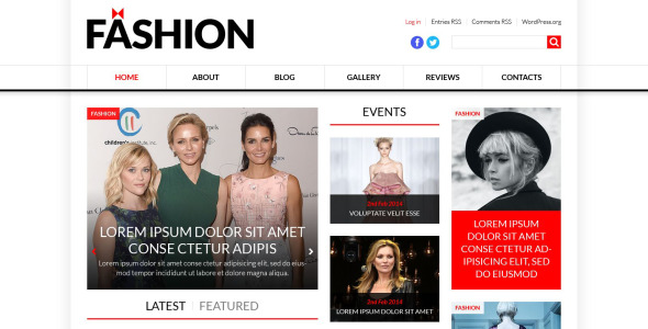 world fashion news portal wordpress тема