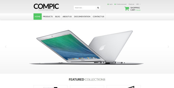 компьютерная техника shopify тема