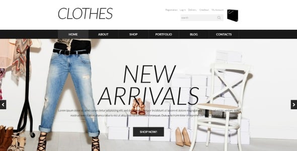 дизайнерская одежда woocommerce тема