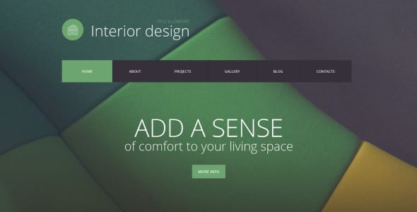 дизайн интерьера отзывчивая тема wordpress