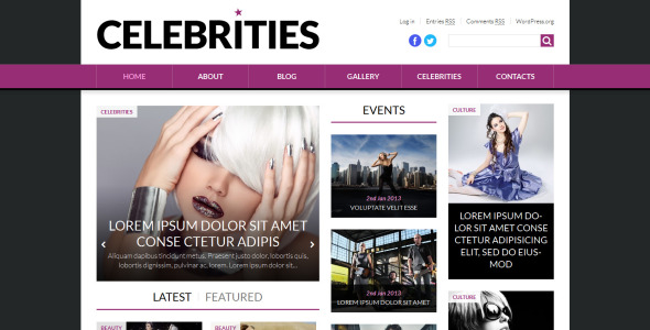 world fashion news portal wordpress тема
