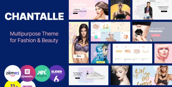 многоцелевая женская мода wordpress elementor theme