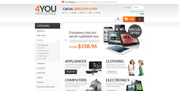 быстрые оптовые продажи boost virtuemart template