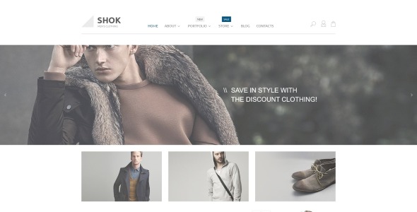 шок woocommerce тема