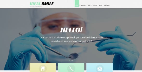 стоматология отзывчивая тема wordpress