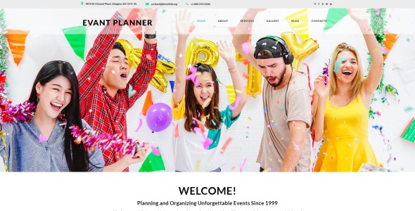 планировщик событий чистый шаблон joomla