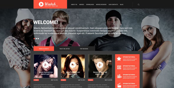 фильм отзывчивая тема wordpress
