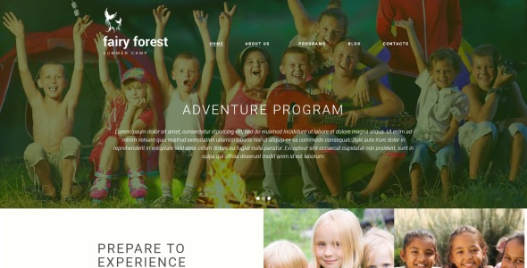 шаблон Joomla fairy forest