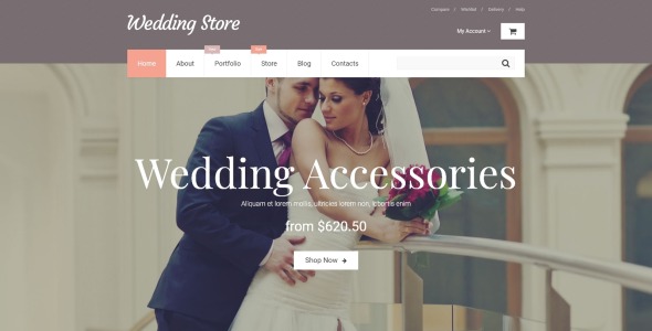 свадебный магазин woocommerce тема