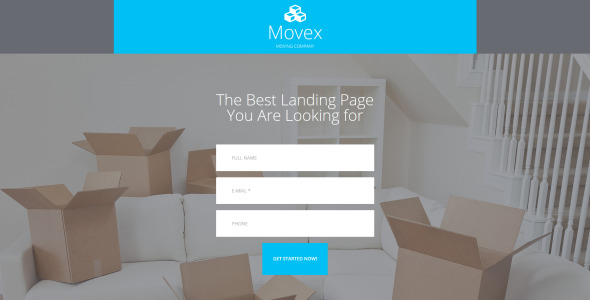шаблон moving company moto cms 3