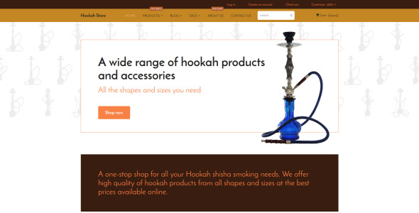 тема tobacco shopify