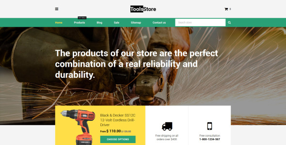 toolsstore shopify тема