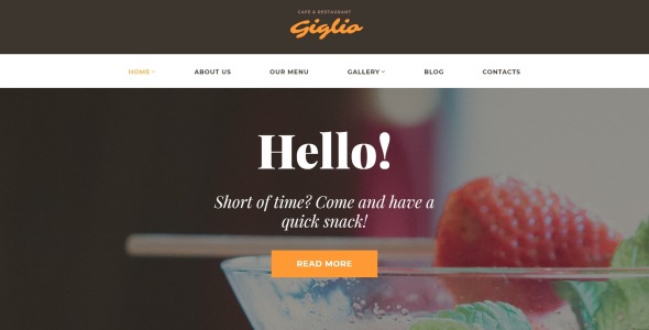 giglio wordpress тема
