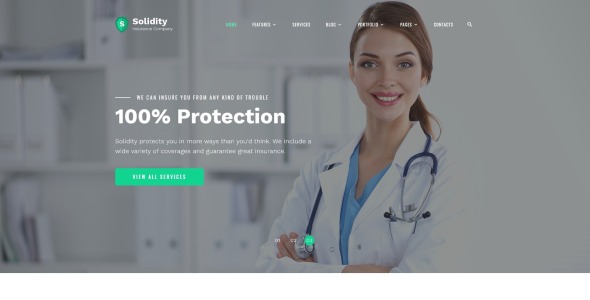 страхование многостраничный чистый html bootstrap шаблон сайта