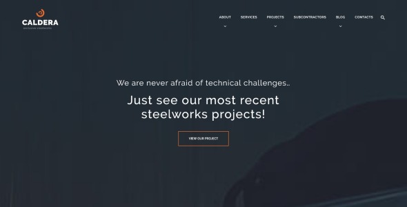 металлоконструкции и конструкции wordpress тема