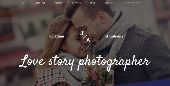 love story photographer moto cms 3 шаблон