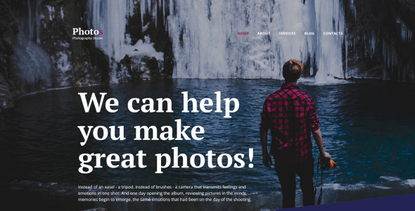 Photography Studio Photo Gallery Template