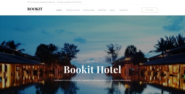 тема wordpress для небольшого отеля