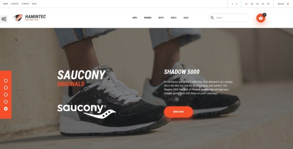 кроссовки магазин prestashop тема