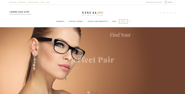оптика и оптометрия тема magento