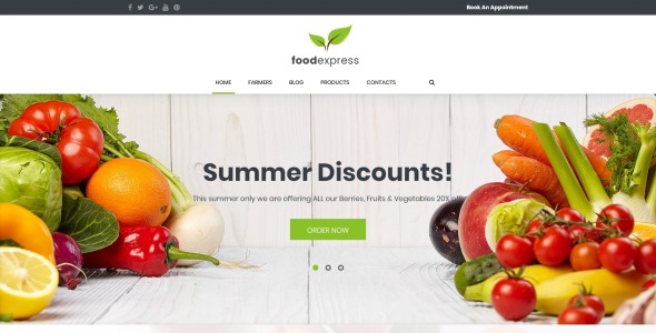 сельское хозяйство и ферма wordpress тема