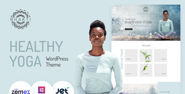 бхакти wordpress тема