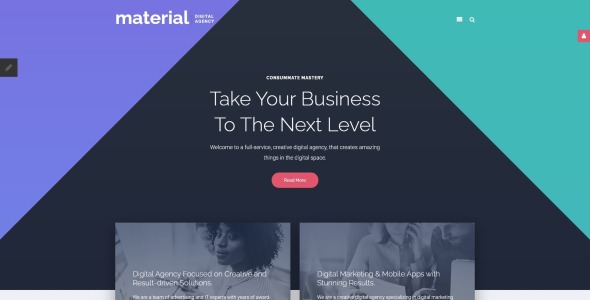 рекламное агентство отзывчивый шаблон joomla