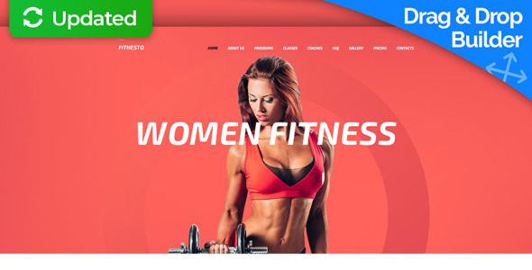fitness &amp; gym premium moto cms 3 шаблон