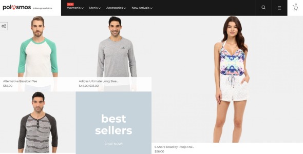 модный магазин magento theme