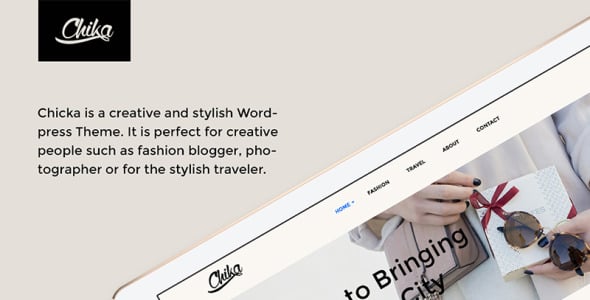 креативная тема блога wordpress тема wordpress
