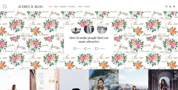 тема wordpress audrey