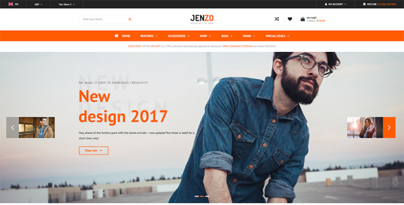 многоцелевая премиальная тема magento