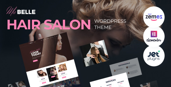 салон красоты wordpress тема