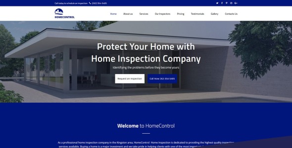 шаблон home inspection premium moto cms 3