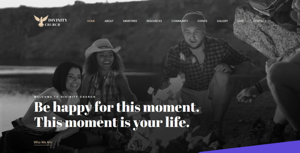 шаблон modern church premium moto cms 3