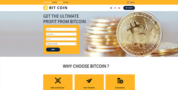 Адаптивный Unbounce шаблон на тему консалтинг