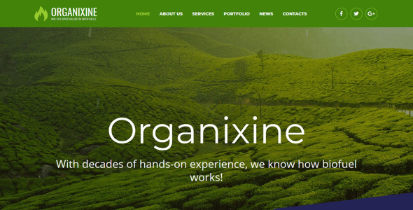 шаблон green energy moto cms 3