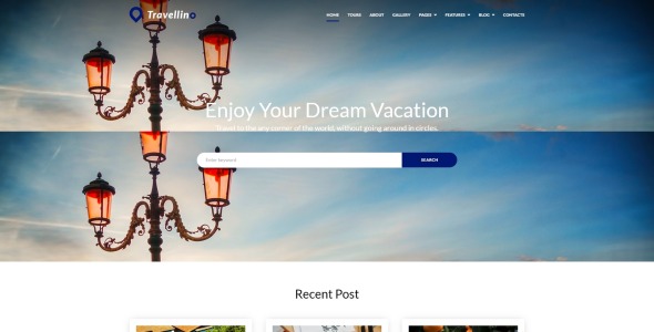 туристическая компания wordpress elementor theme