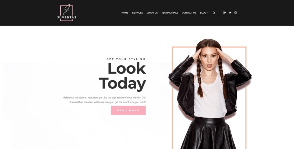 салон wordpress elementor theme