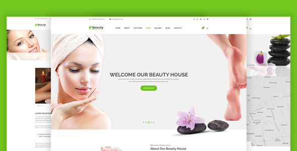 шаблон сайта health &amp; beauty