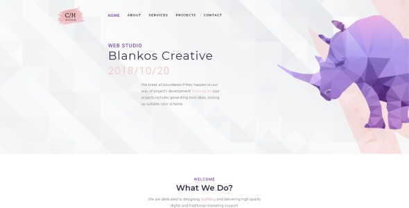 креативная минимальная отзывчивая тема wordpress elementor
