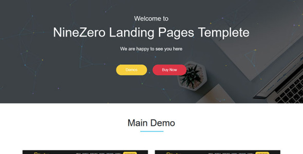 finance &amp; business html5 template landing page template