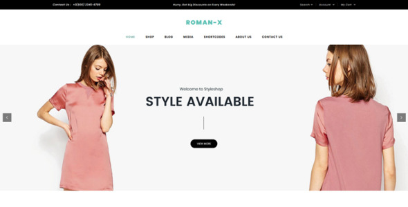 тема x woocommerce