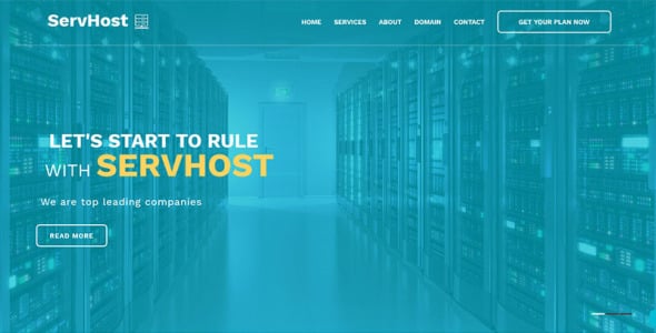 онлайн хостинг html5 template landing page template