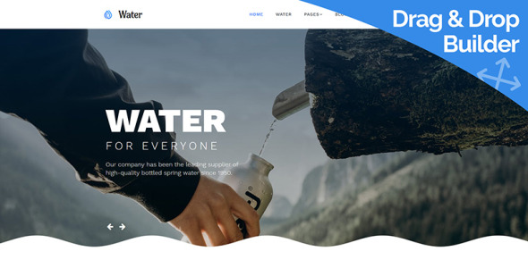 шаблон water moto cms 3