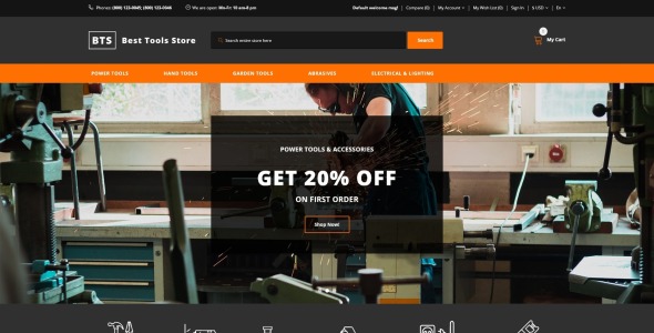 лучшие инструменты магазина opencart шаблон