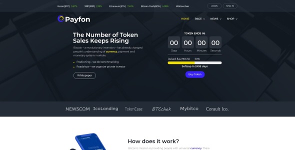 ico wordpress elementor theme